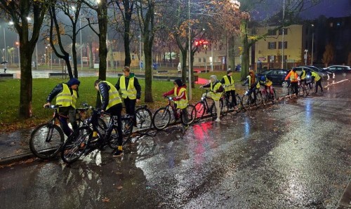 Bądź widoczny na drodze | Akcja profilaktyczna na ulicach Giżycka