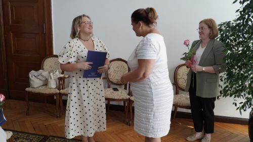 Ślubowanie i akt nadania dla Giżyckich nauczycieli