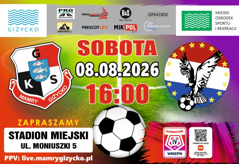 Mamry Giżycko vs Sokół Ostróda