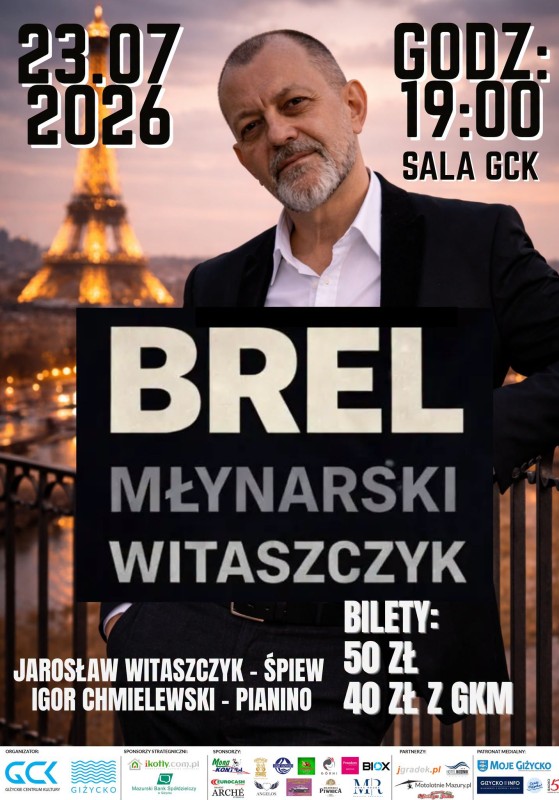 „Salut Brel” – recital Jarosława Witaszczyka