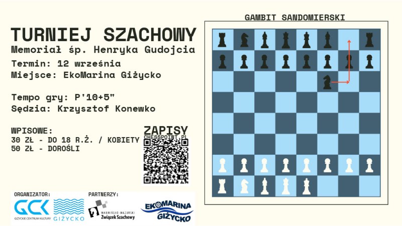 Turniej Szachowy | Memoriał śp. Henryka Gudojcia